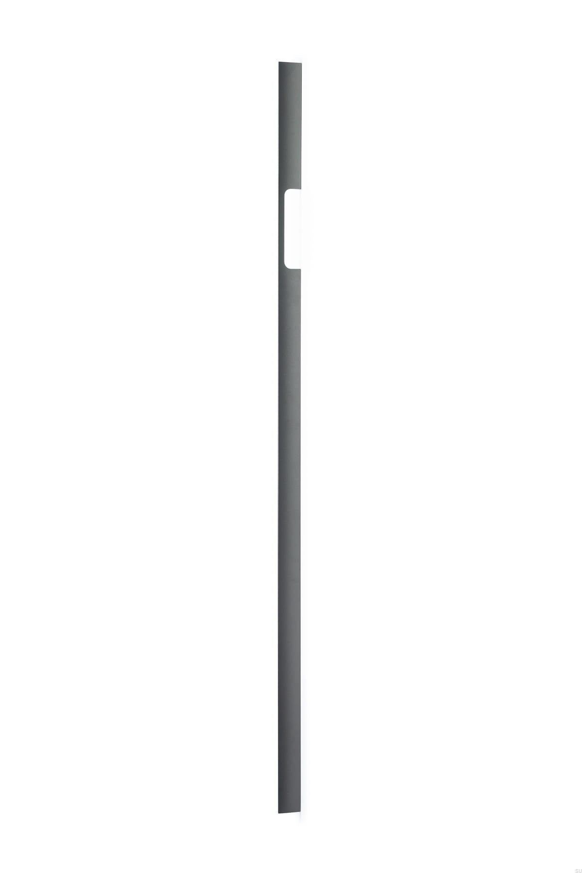 Maner pentru mobila Peak, finisaj gri metalizat, L 1150 mm