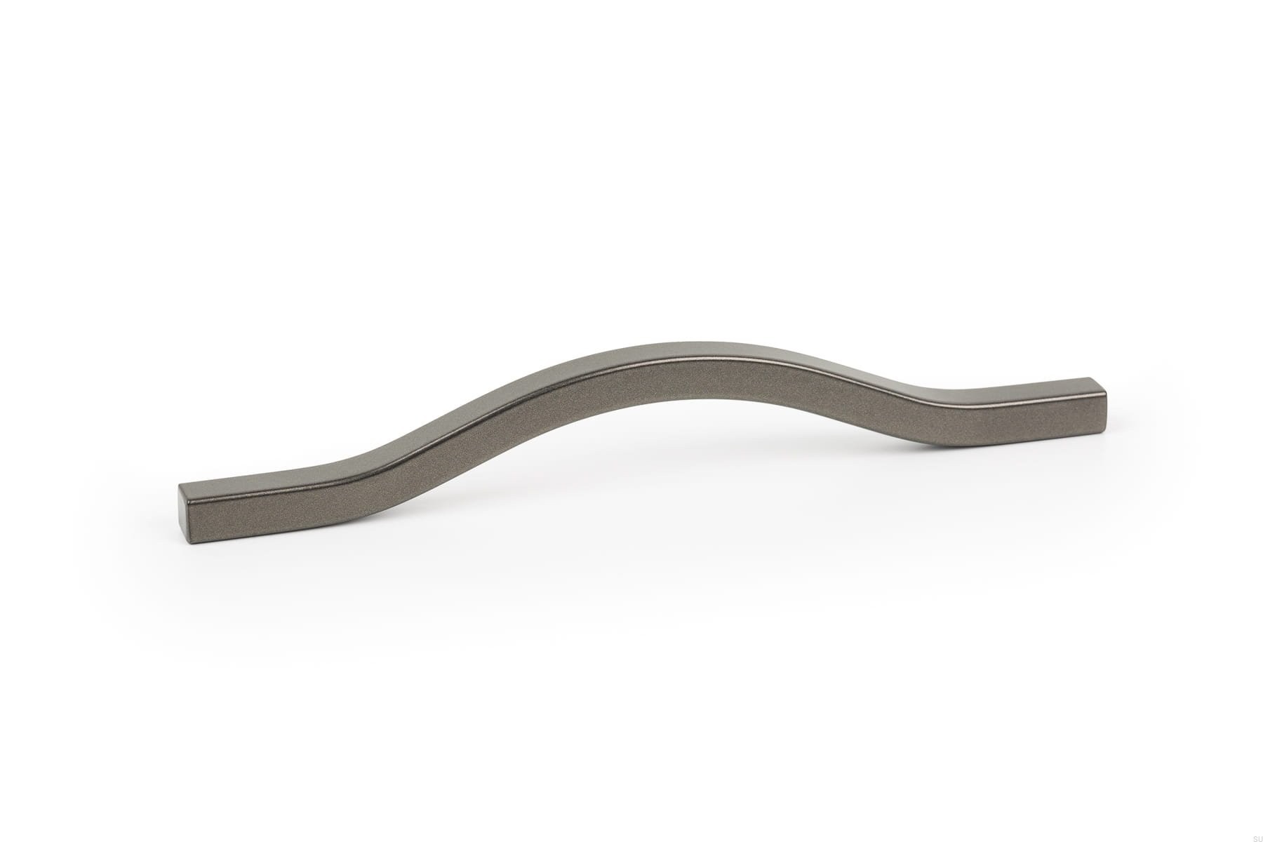 Maner pentru mobila Brave, finisaj gri metalizat, L:160 mm