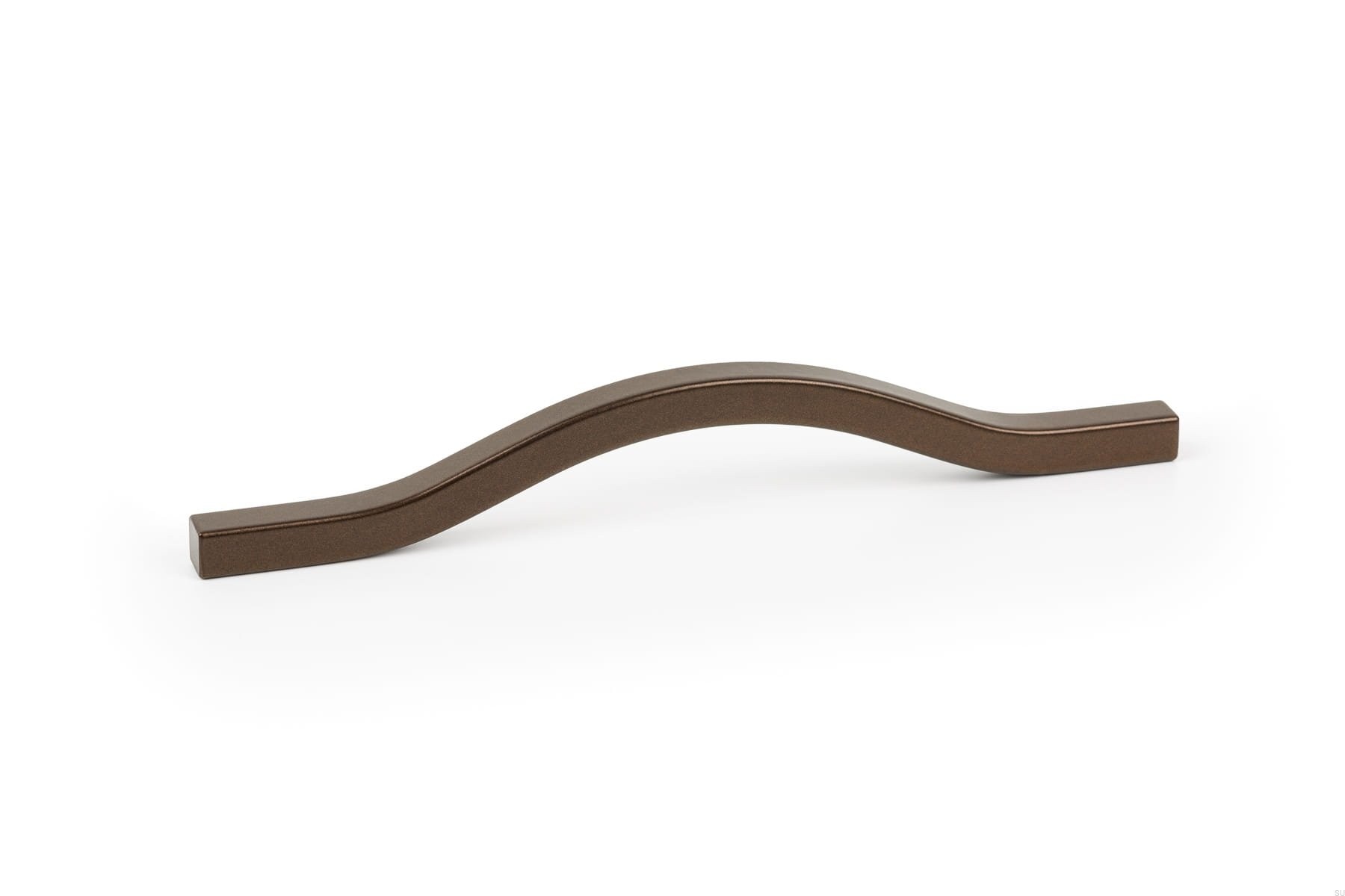 Maner pentru mobilier Brave maro metalizat, L= 160 mm