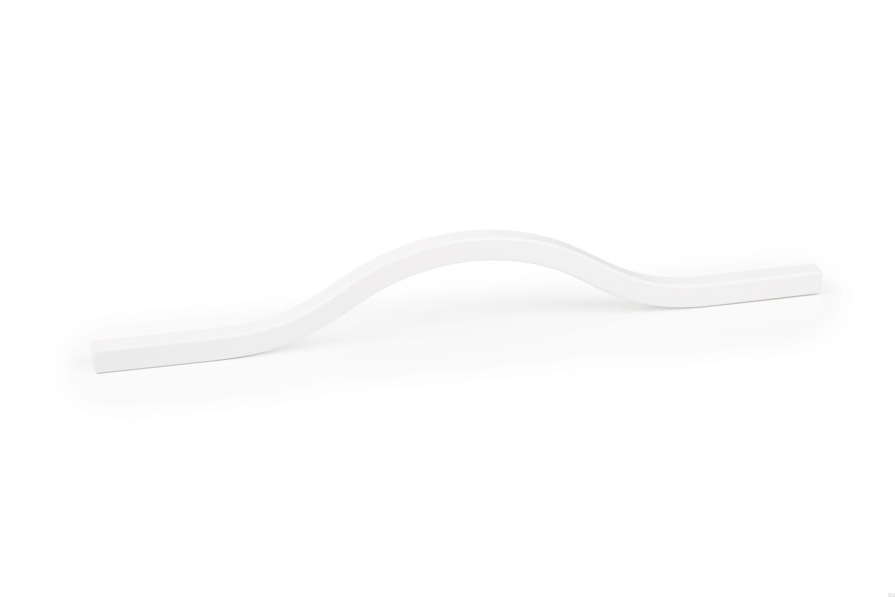 Maner pentru mobilier Brave alb mat, L= 240 mm