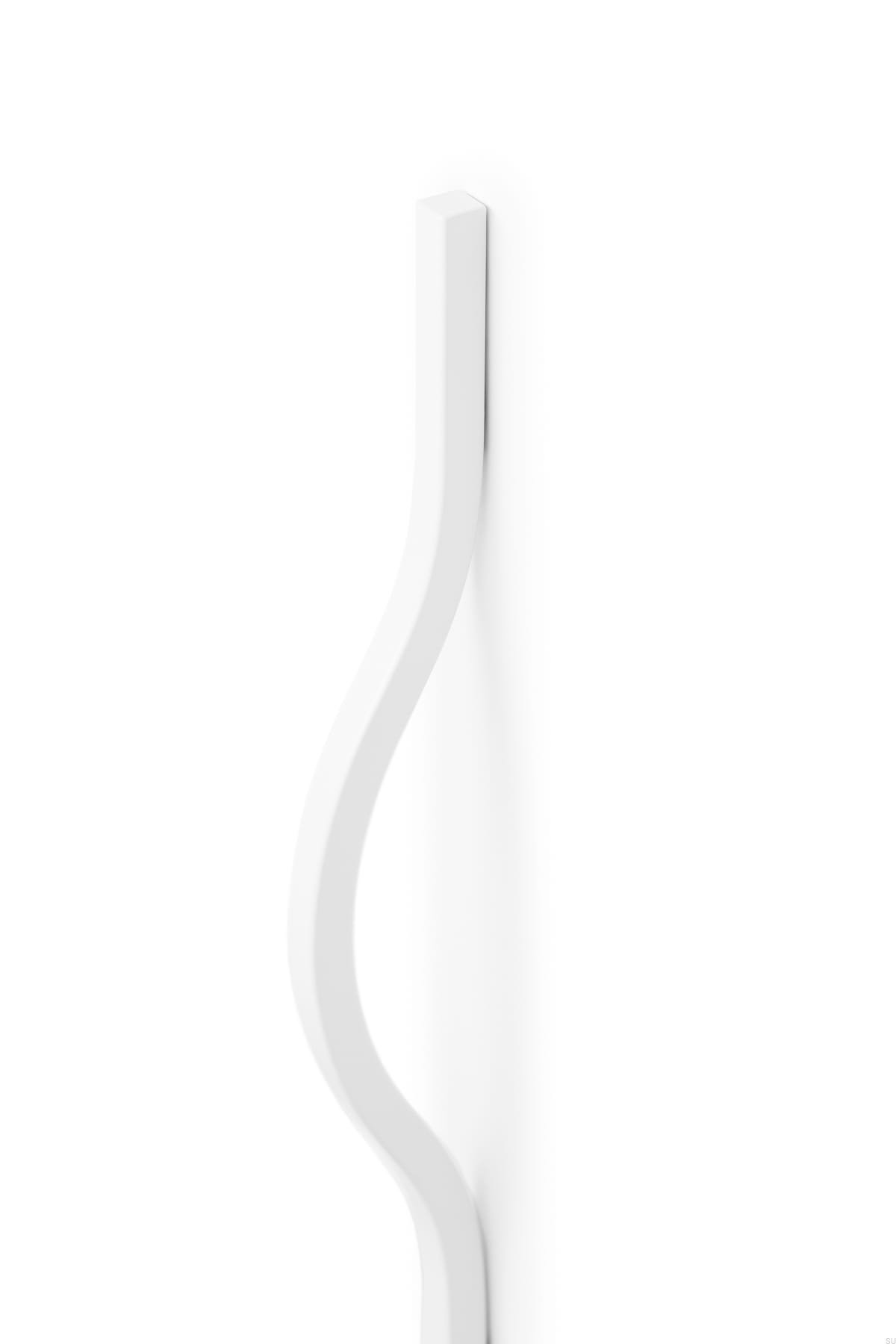 Maner pentru mobilier Brave, alb mat, L 1040 mm