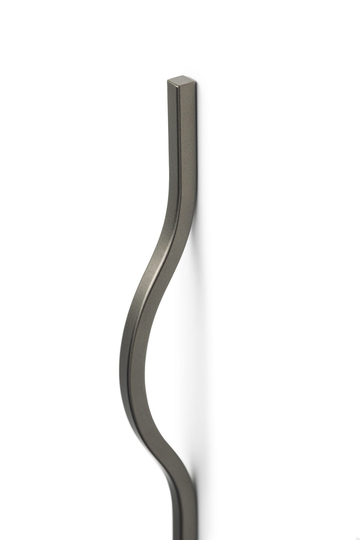 Maner pentru mobila Brave, finisaj gri metalizat, L:1040 mm