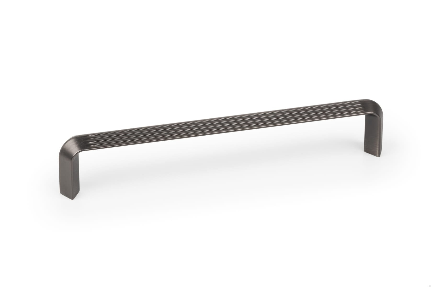 Maner pentru mobilier Lines, L:170 mm, finisaj gri cenusiu periat