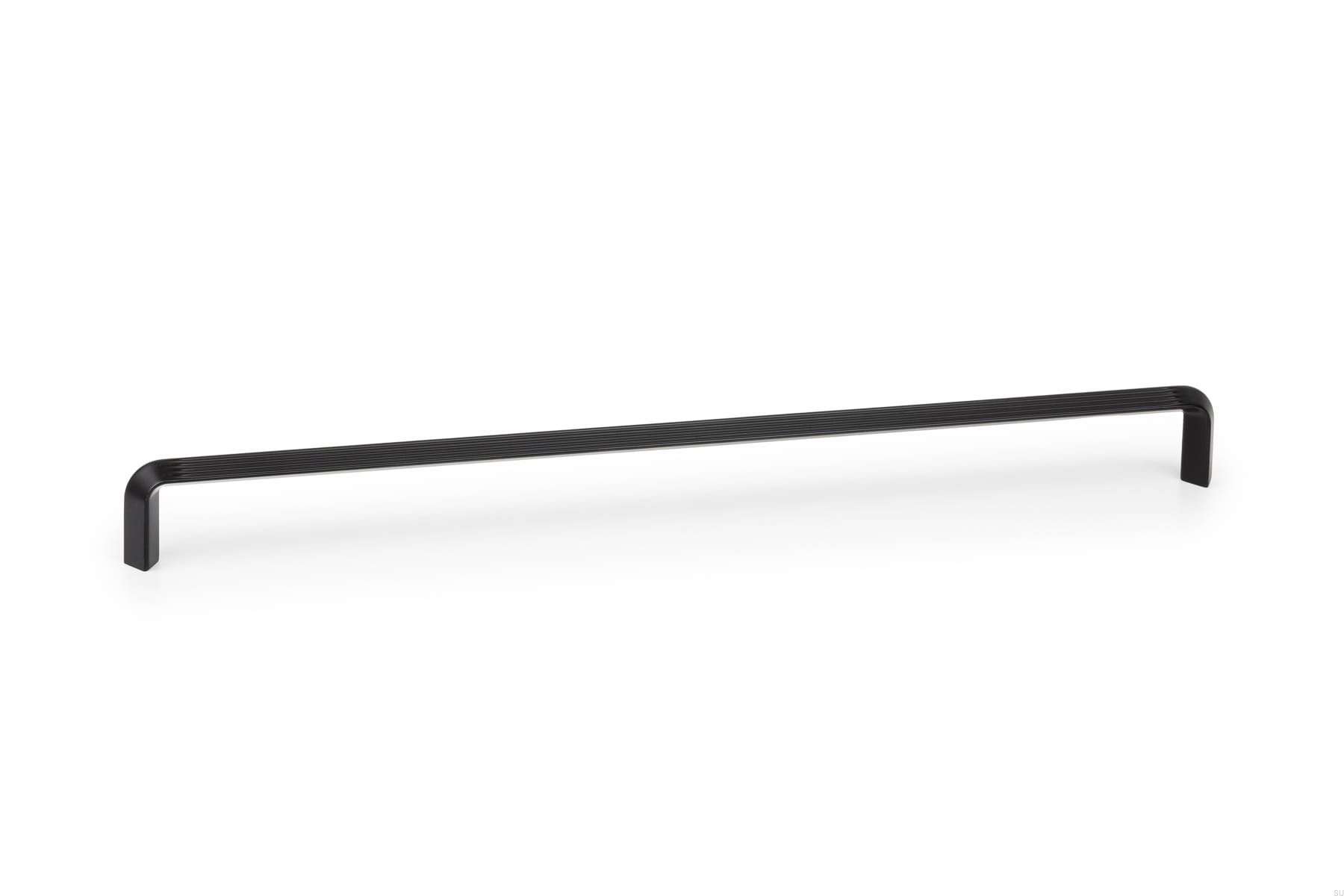 Maner pentru mobilier Lines, L:330 mm, finisaj negru mat