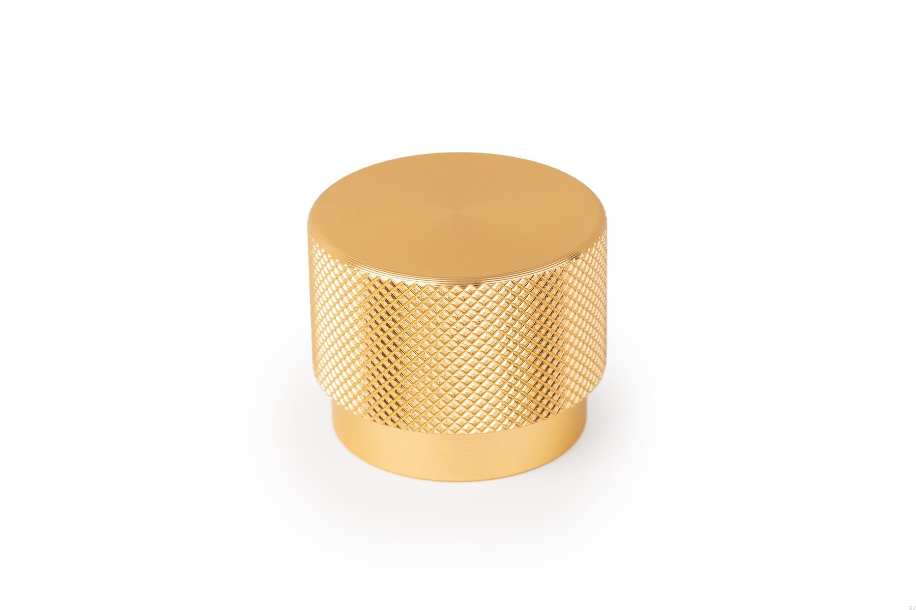 Buton pentru mobilier Graf Big, alama intunecata periata, D 38 mm