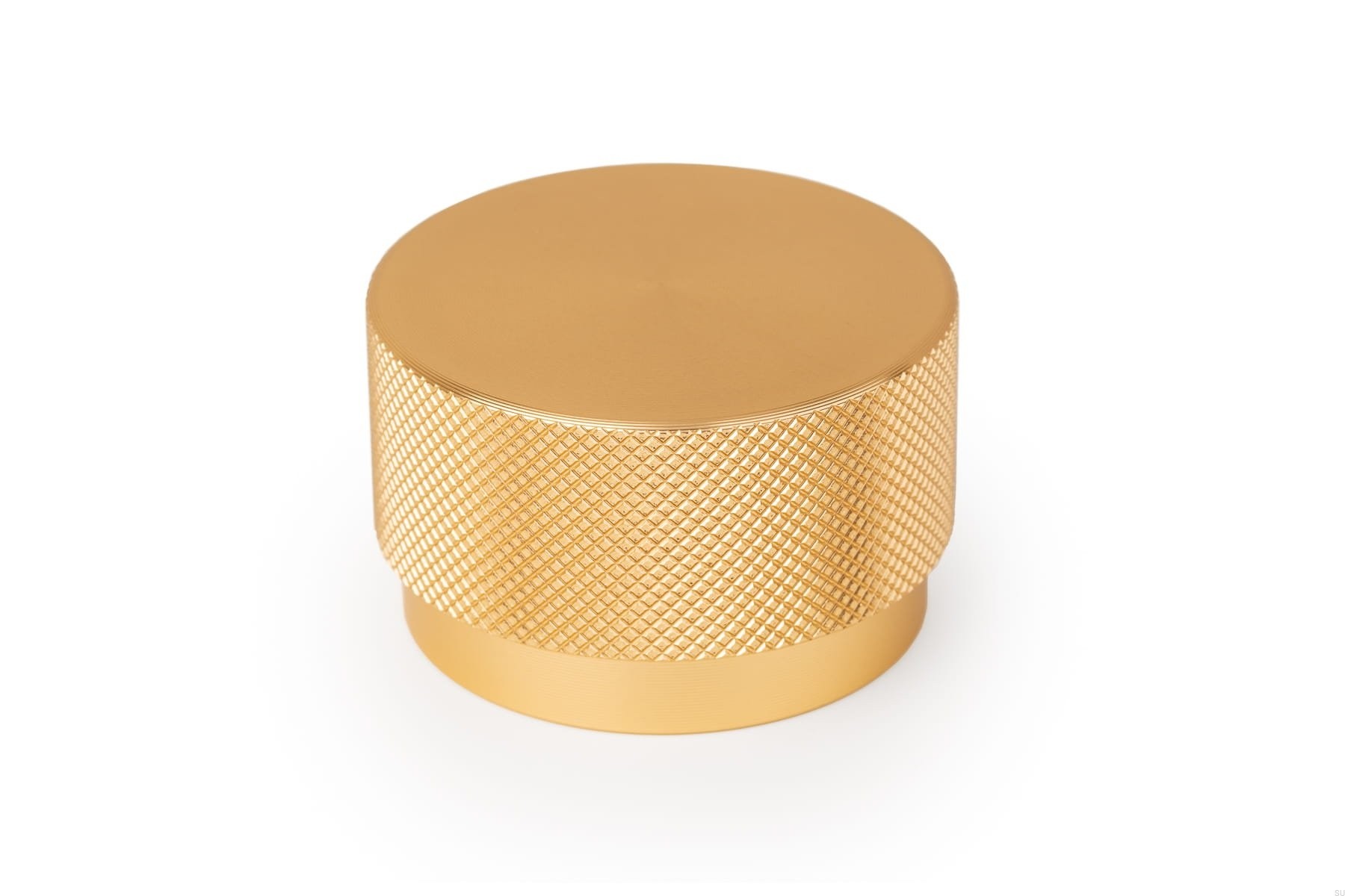 Buton pentru mobilier Graf Big, alama intunecata periata, D 50 mm