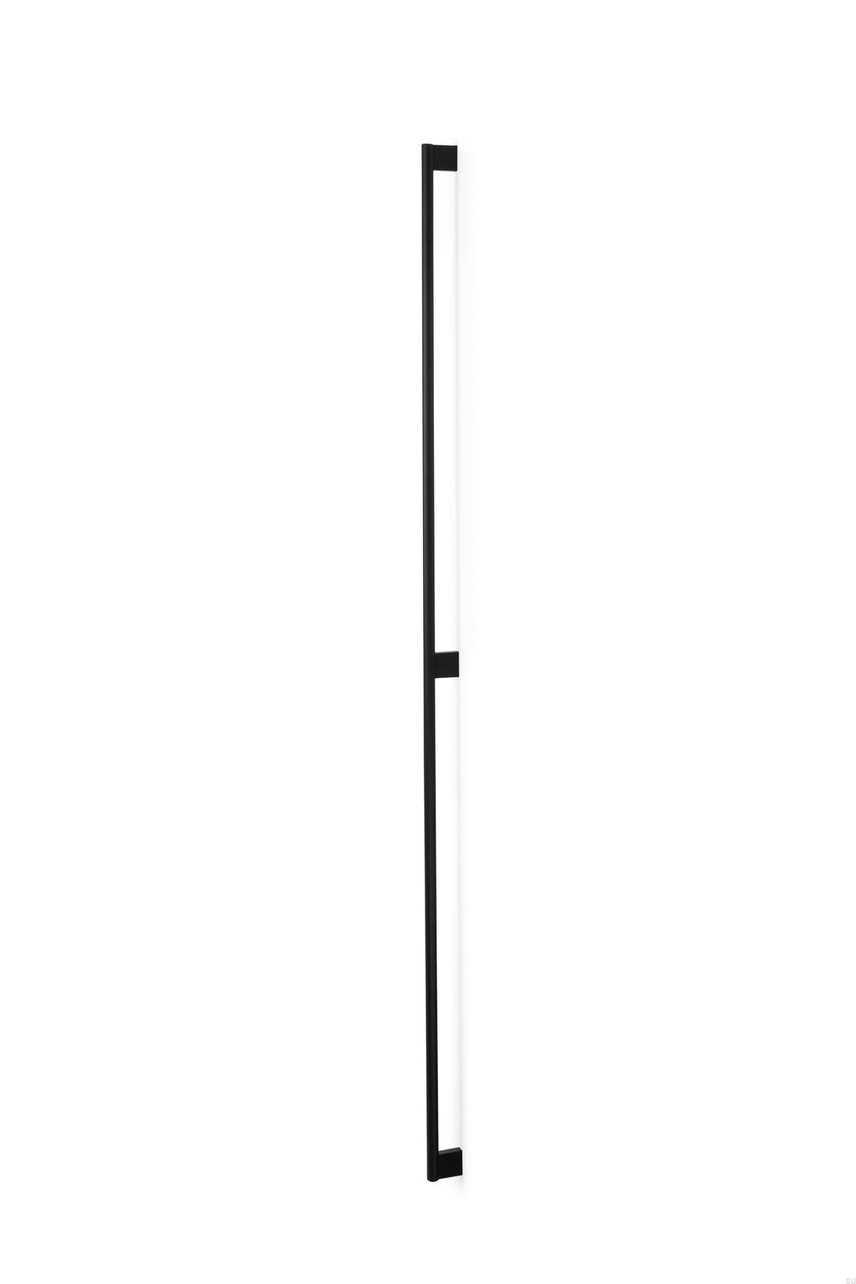 Maner pentru mobilier Graf Big Long, finisaj negru periat, L:1200 mm
