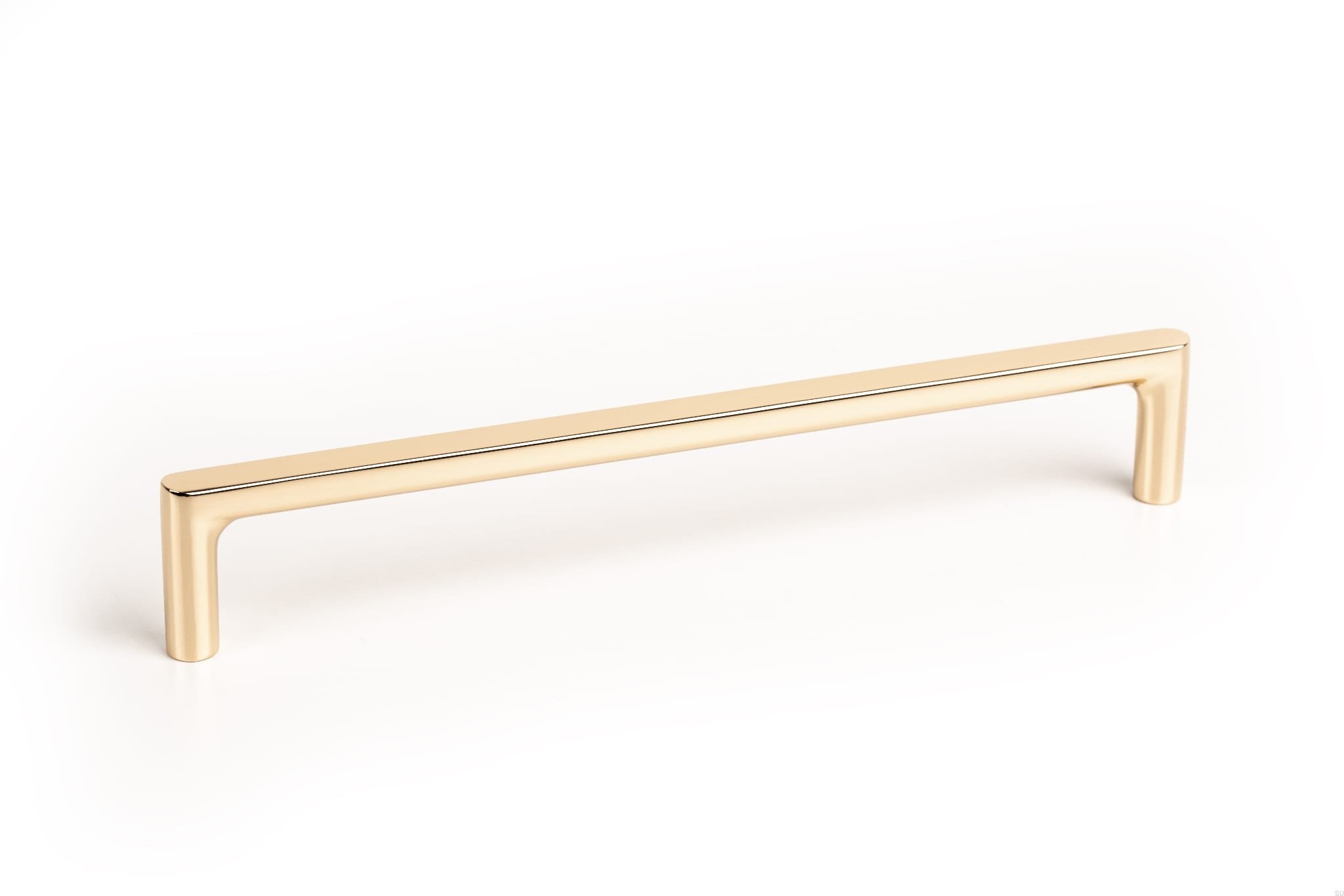 Maner pentru mobila Pura, finisaj alama lustruita, L:168 mm