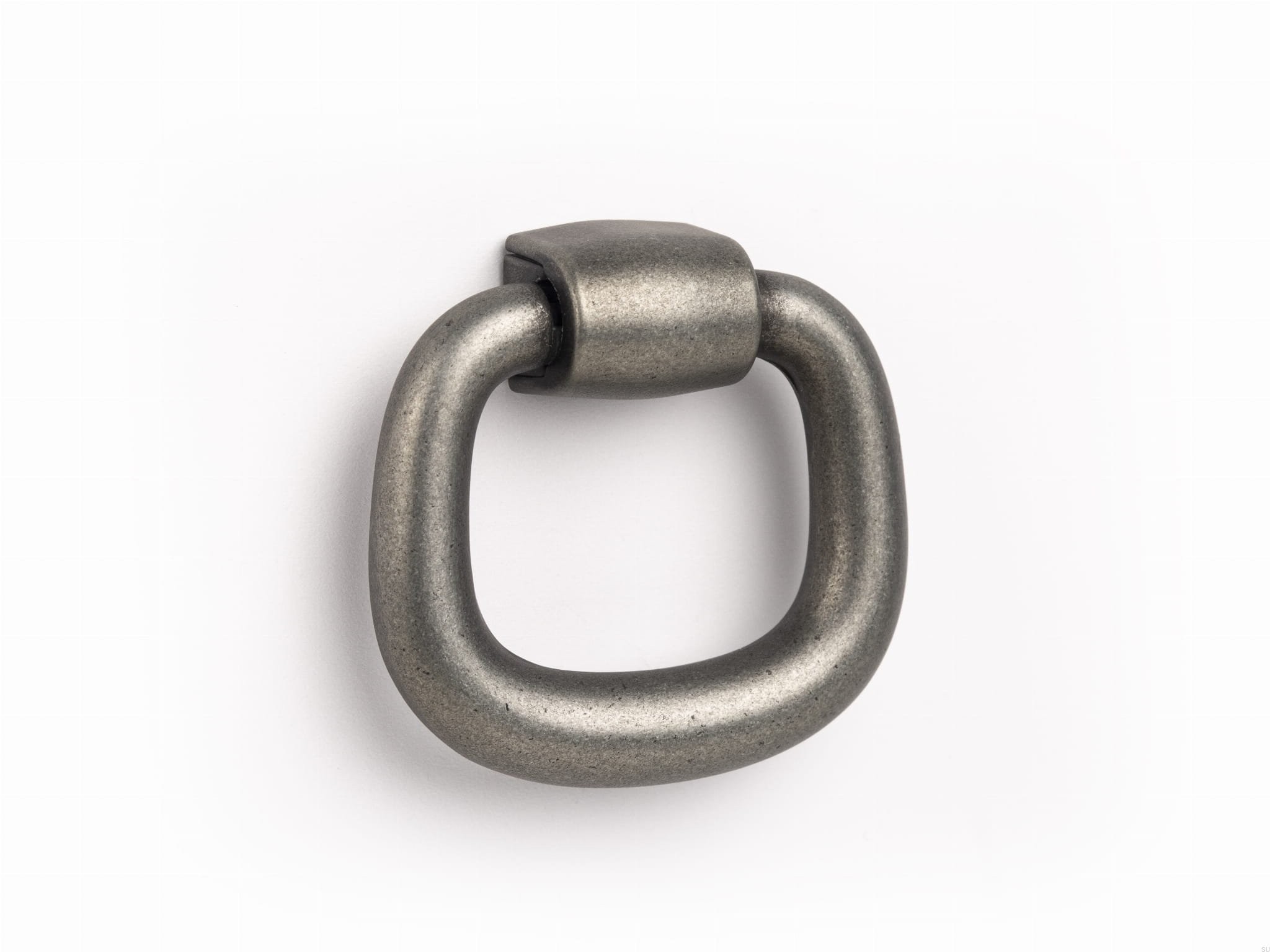 Buton pentru mobila Pendant, finisaj cositor, L:39.3 mm
