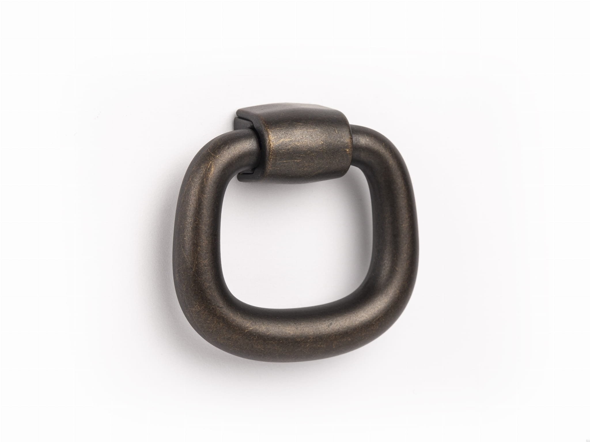 Buton pentru mobila Pendant, finisaj alama antichizata, L:39.3 mm