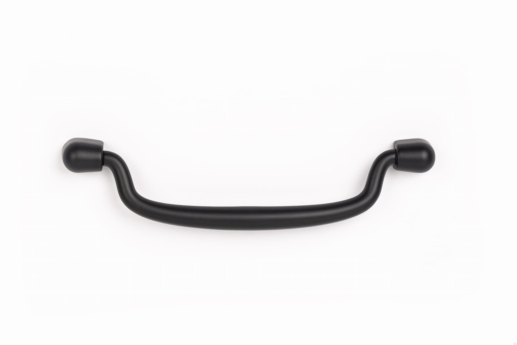 Maner pentru mobila Pendant, finisaj negru mat, L:138.4 mm