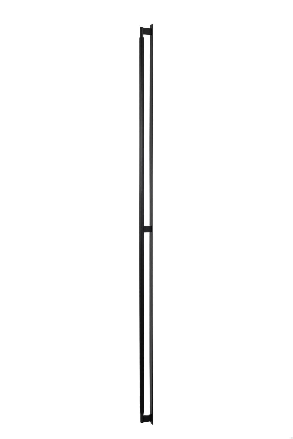 Maner pentru mobila Arpa Plate, finisaj negru periat, L 1216 mm