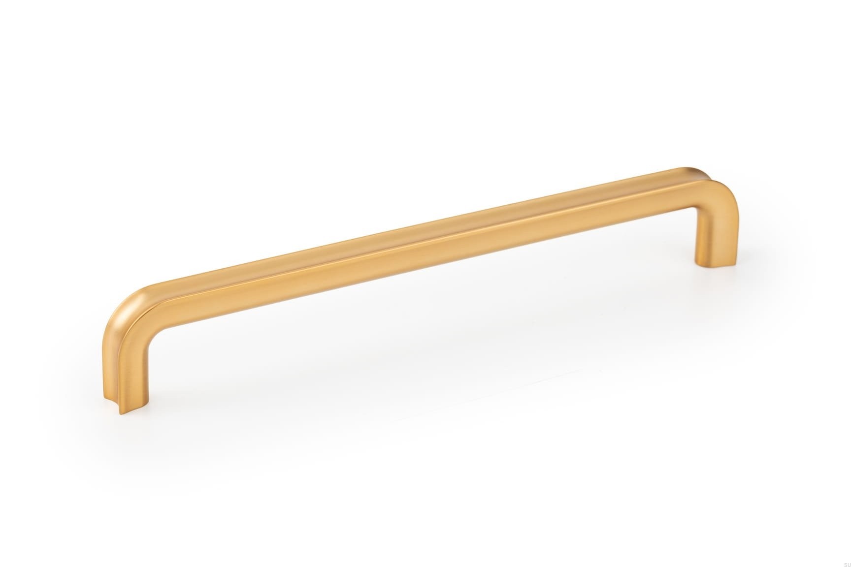 Maner pentru mobila Lipp, finisaj alama cava periata, L:205 mm