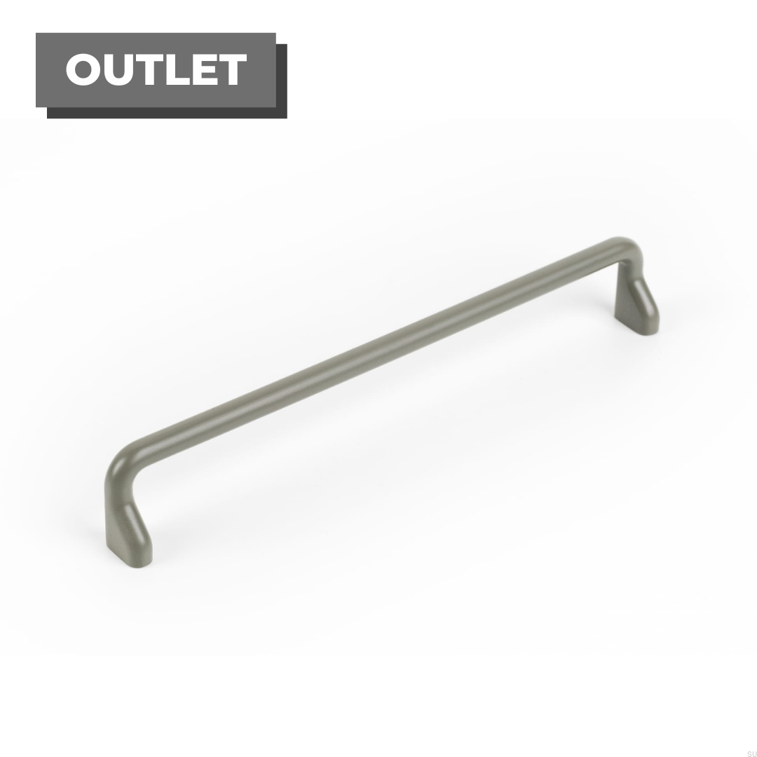 Maner pentru mobila Soft, finisaj gri muschi, L 200 mm