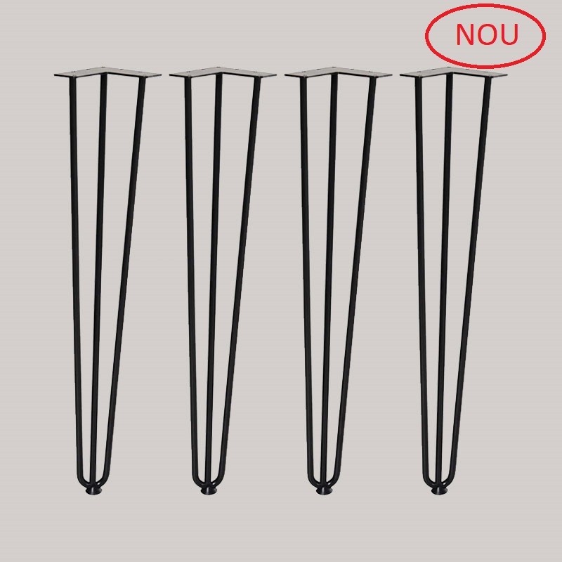 Macao 710mm Negru - Picior de masa