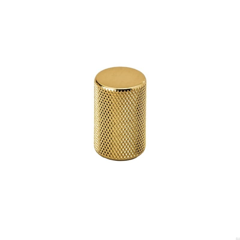 Buton pentru mobilier Graf alama intunecata periata