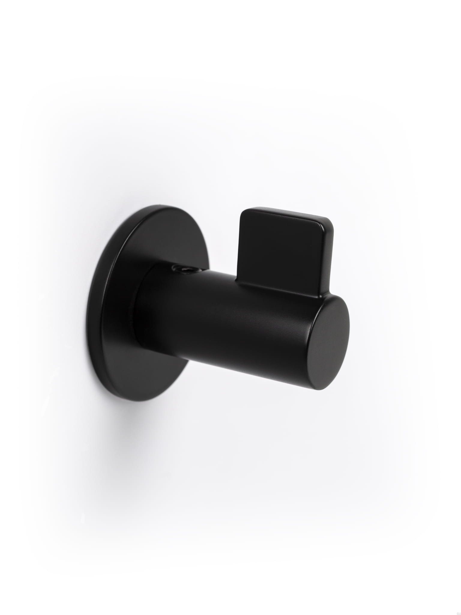 Agatatoare cuier Fin, finisaj negru mat, 50x54x52 mm