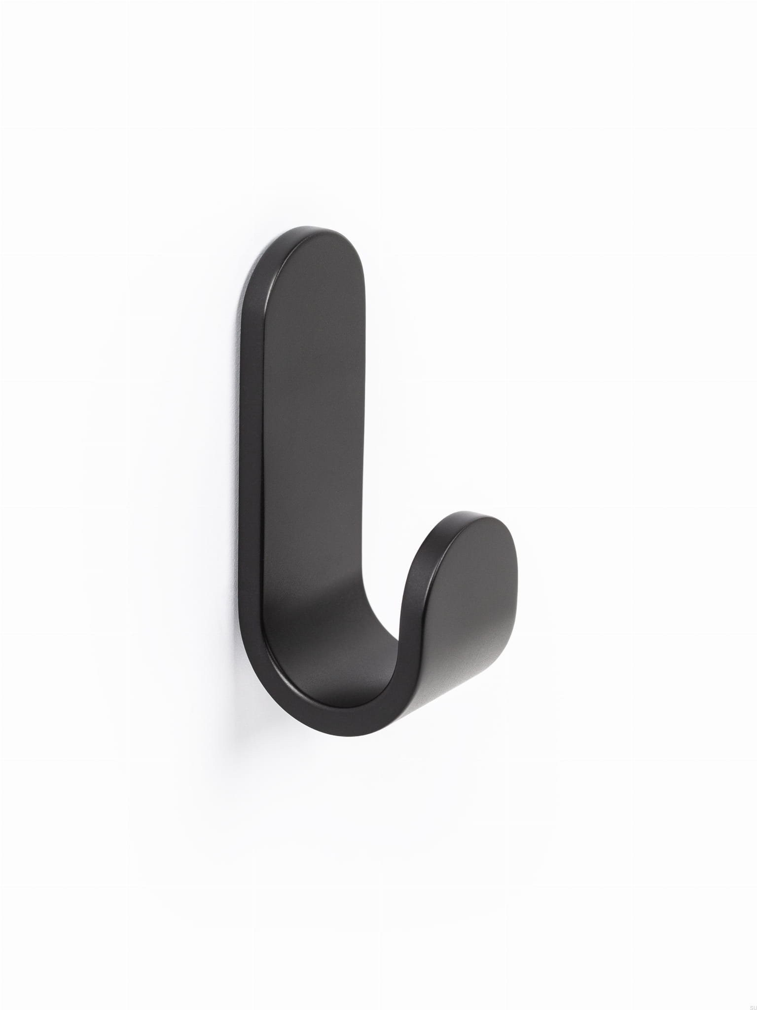 Agatatoare cuier Tok, finisaj negru mat, 25x65x30 mm