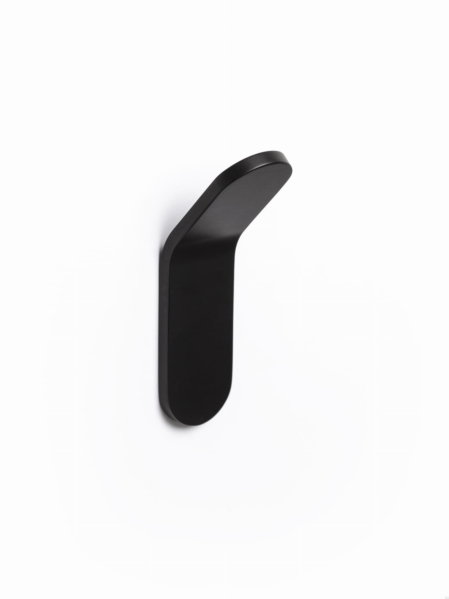 Agatatoare cuier Tik, finisaj negru mat, 25x80x30 mm