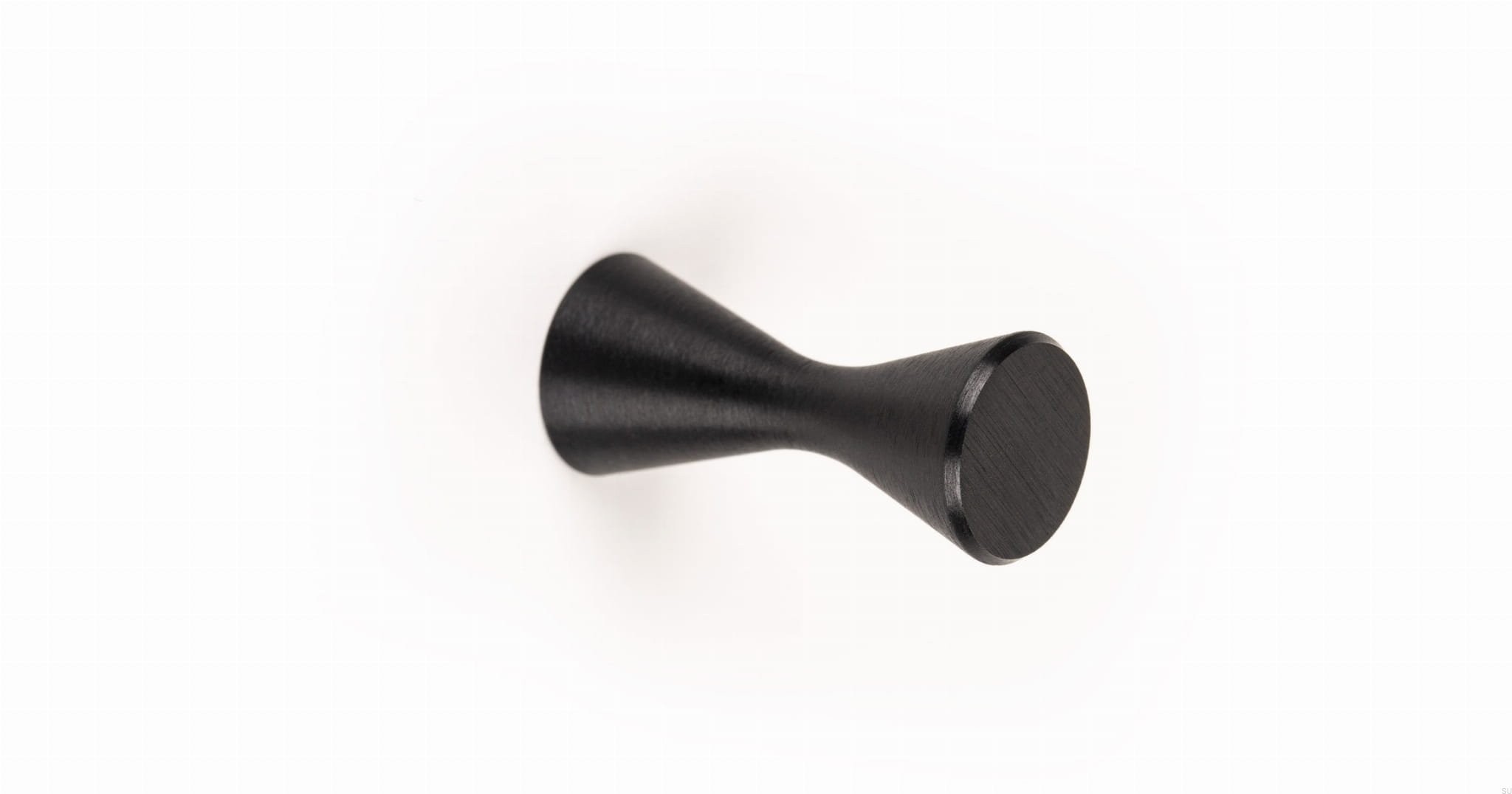Agatatoare cuier Diabolo, finisaj negru periat, 21,1x50 mm