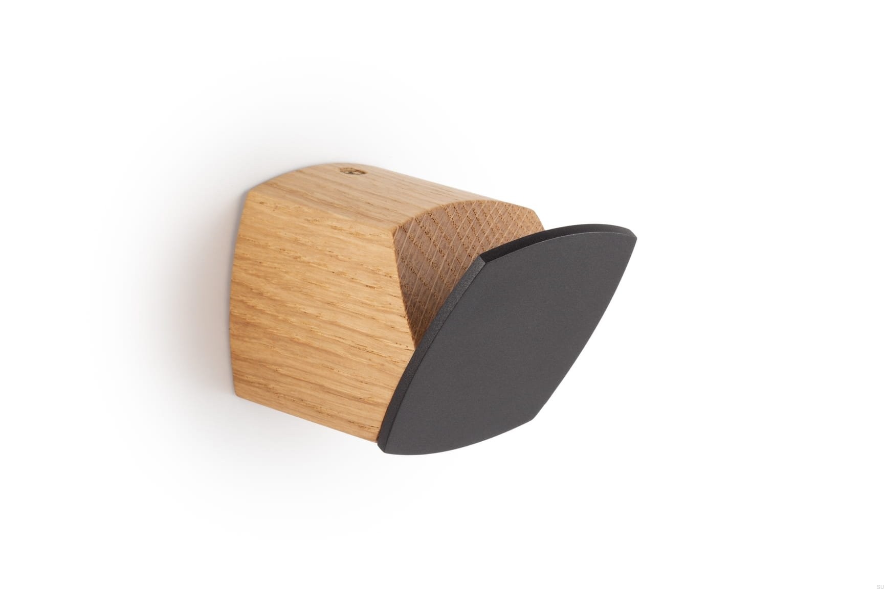 Agatatoare cuier Megg, finisaj stejar / gri lava, 46.6x45x63.6 mm