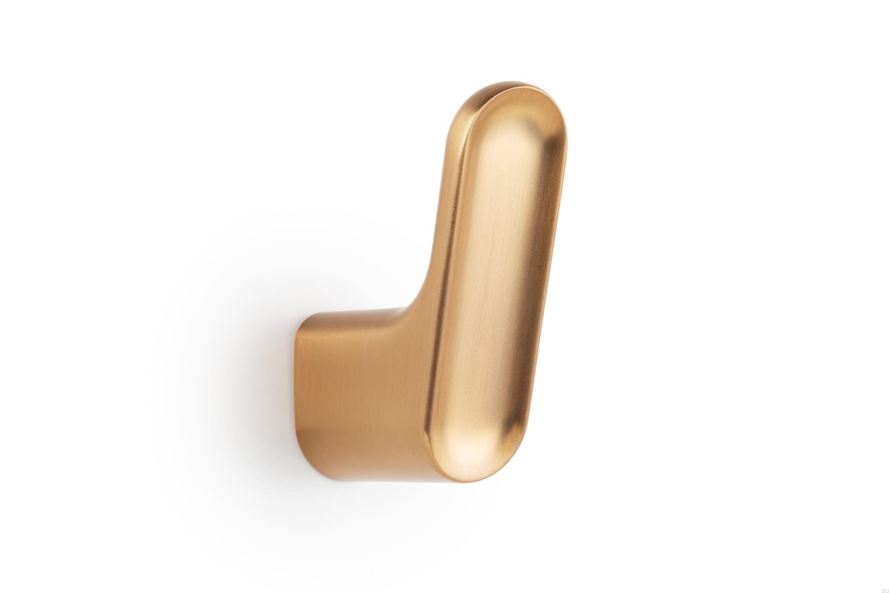 Agatatoare cuier Luv Zamak, finisaj alama cava periata, 51.2x17.5x41.1 mm