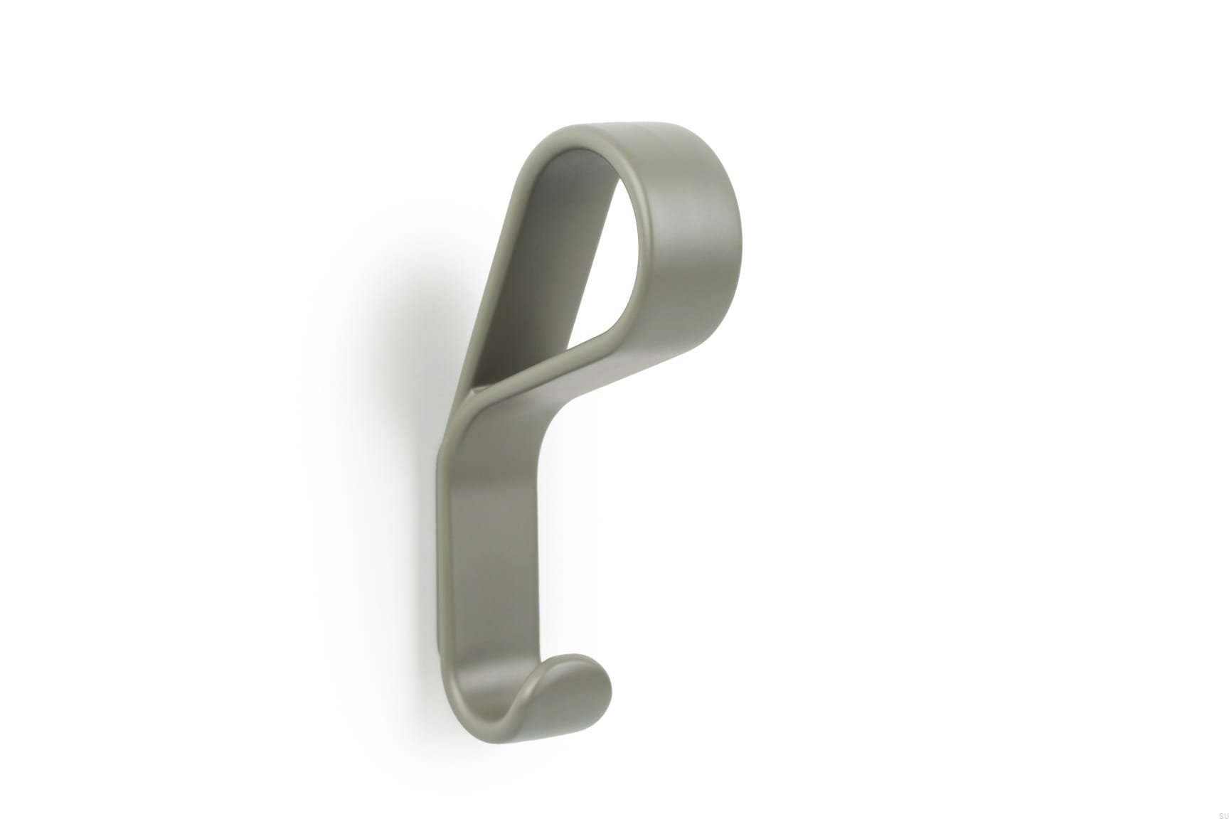 Agatatoare cuier Belt, finisaj gri muschi, 113.9x22x64.6 mm