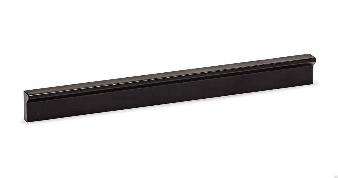 Maner pentru mobilier Angle, finisaj negru mat, L:600 mm