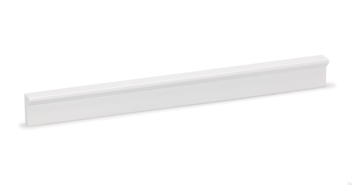 Maner pentru mobilier Angle, finisaj alb mat, L:200 mm