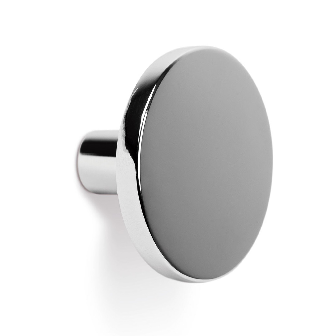 Buton pentru mobilier Como Big, crom lucios, D: 41 mm