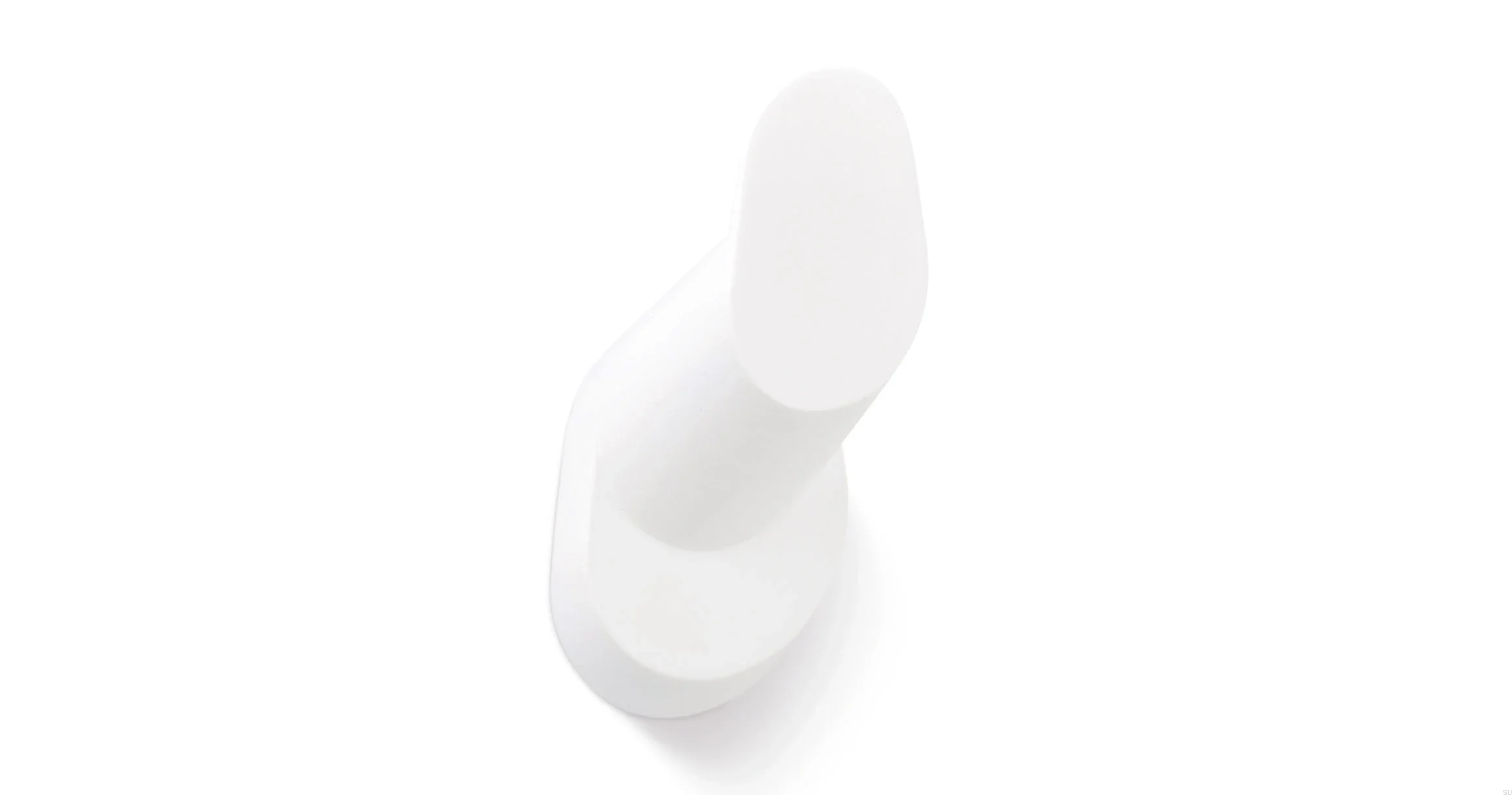 Agatatoare cuier Crestt, finisaj alb mat, 53x109x39 mm