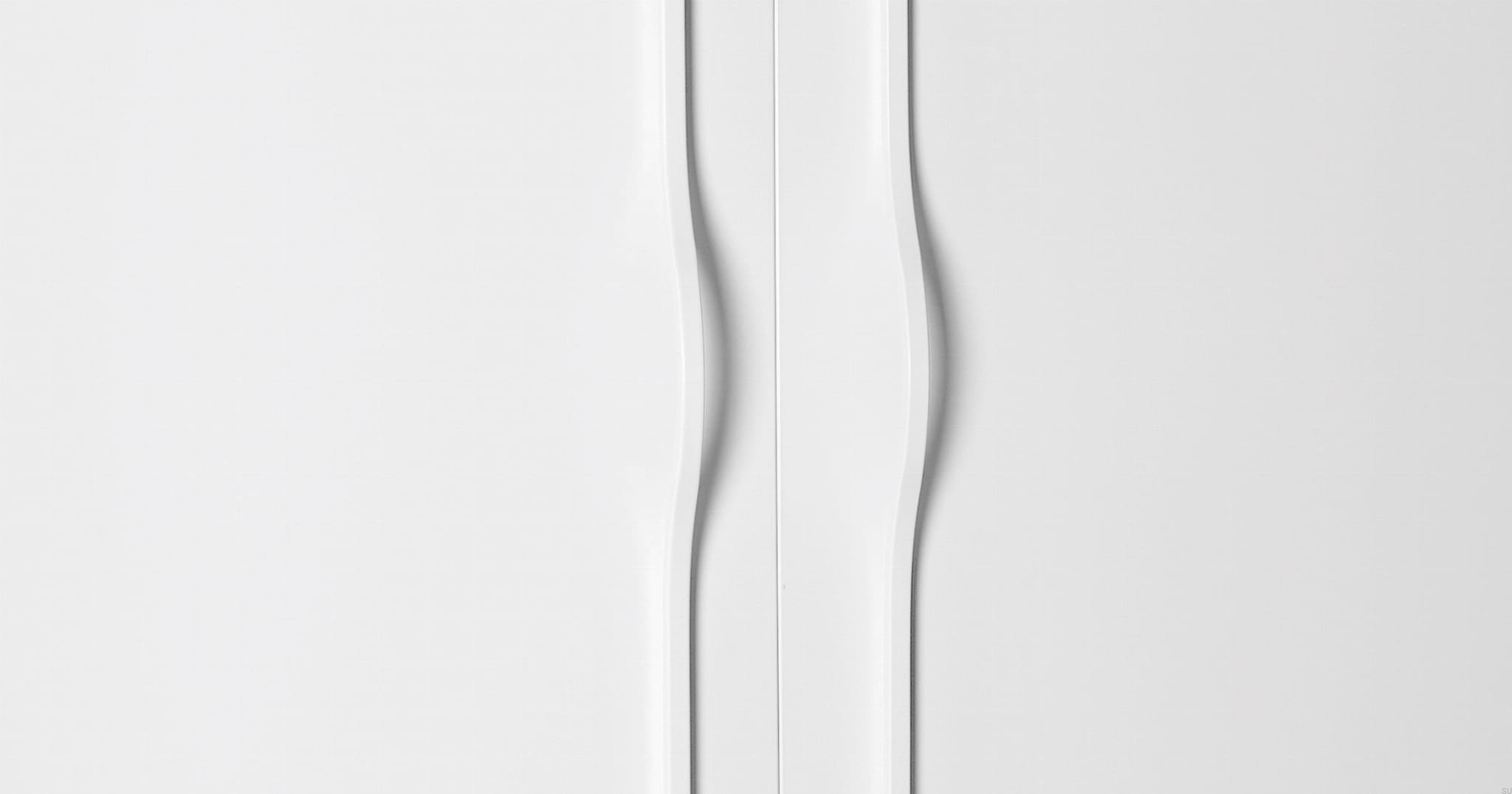 Maner pentru mobilier Brave alb mat, L= 600 mm