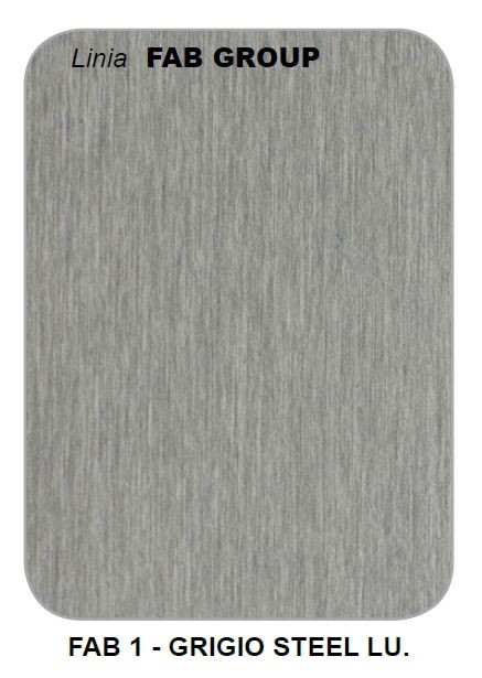 FAB 1 - Blat lucru FAB GRIGIO STEEL LU.