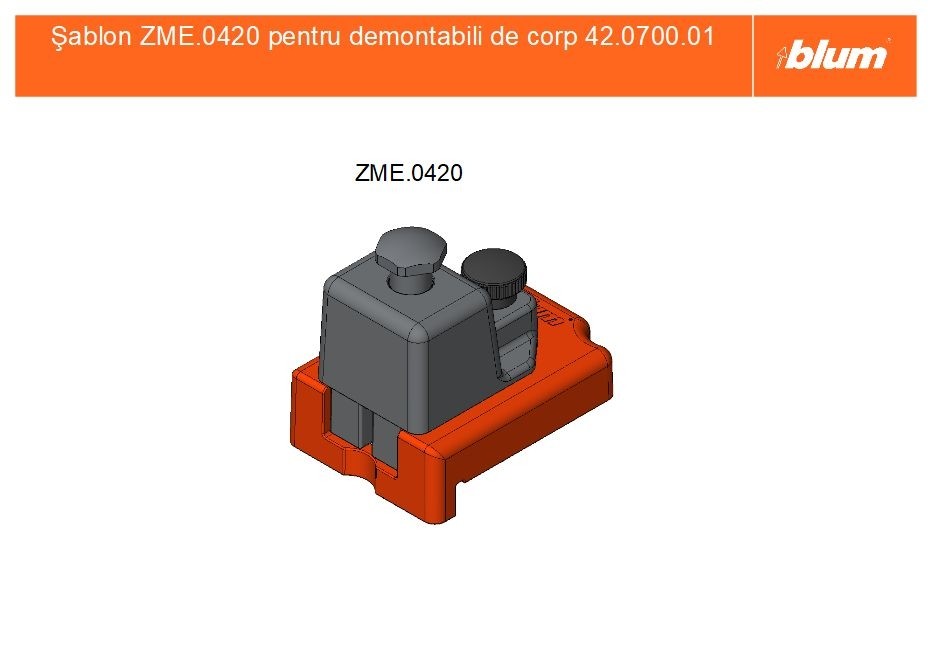 ZME.0420 - Sablon pentru demontabili 42.0700.01