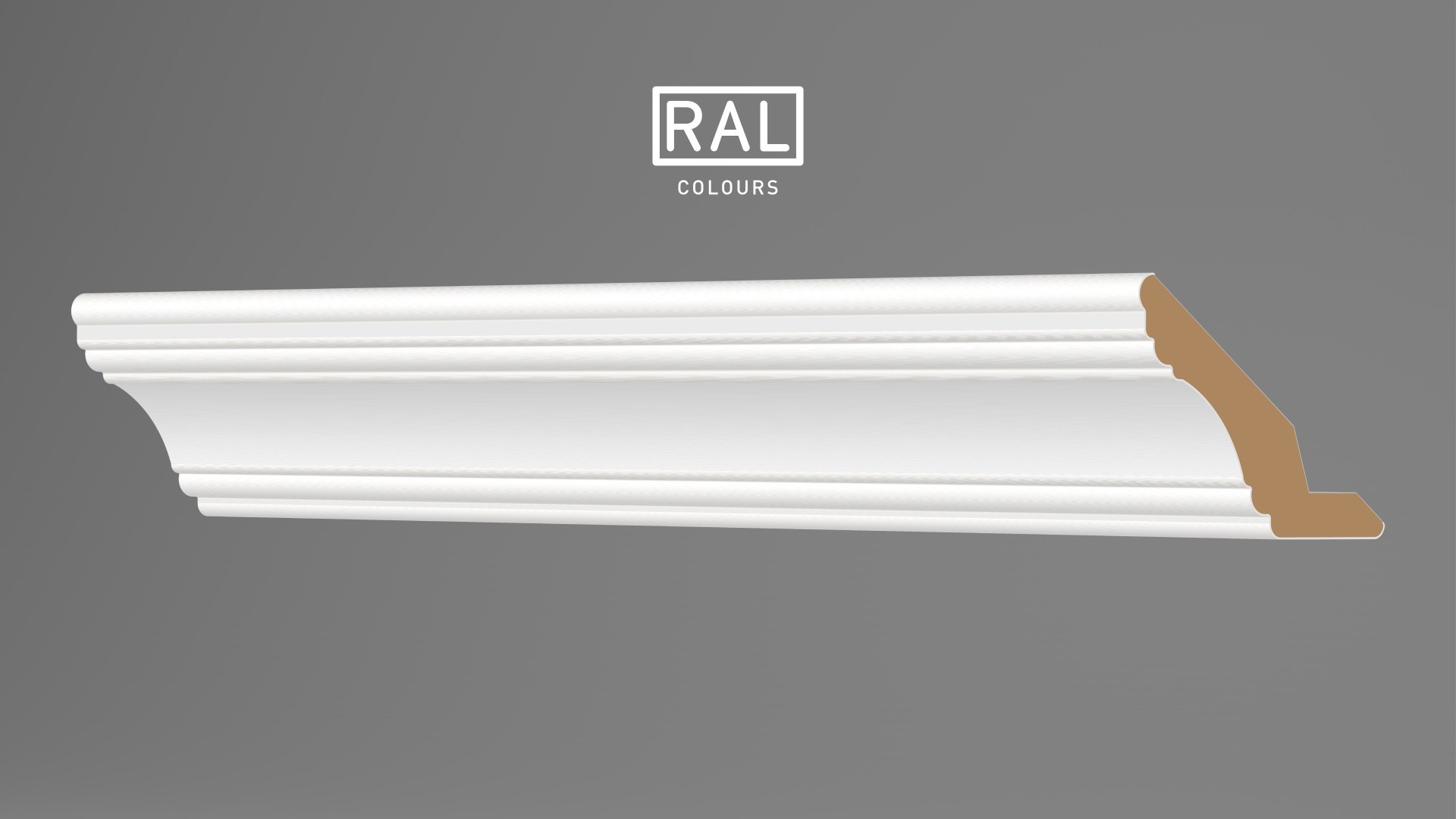 CORNIȘE - CLASIC 1 -  RAL CLASSIC - TOATE CULORILE ULTRA MAT