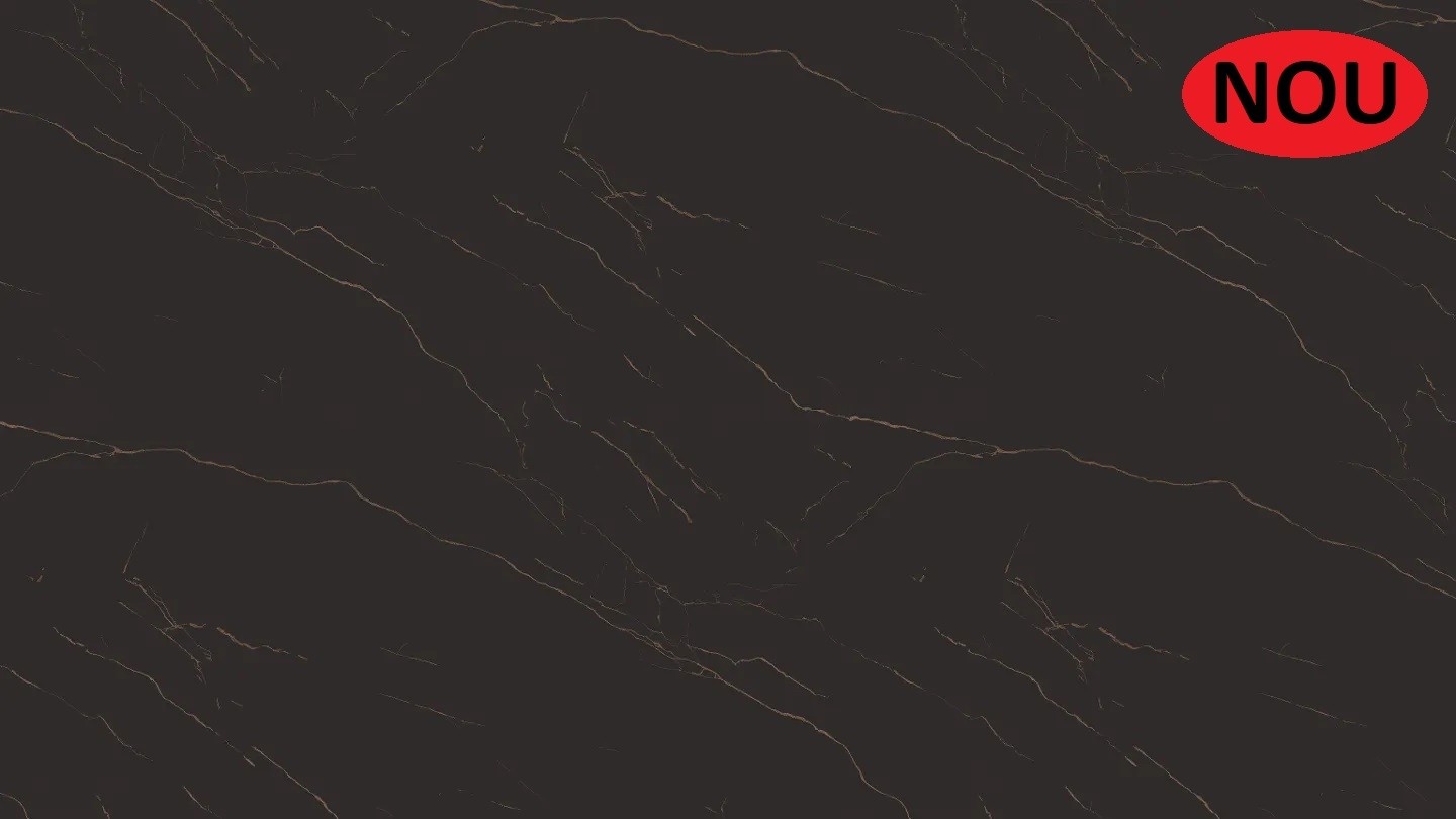 F199 PA - Panou decorativ bucatarie Marmură Ambiance negru