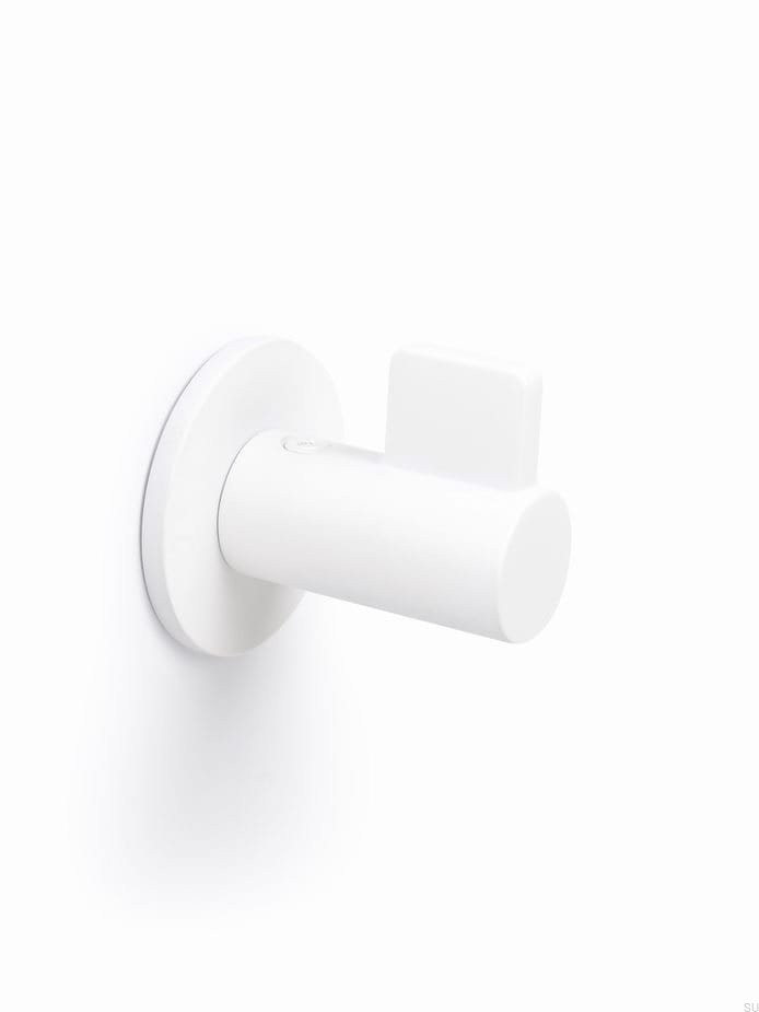 Agatatoare cuier Fin, finisaj alb mat, 50x54x52 mm