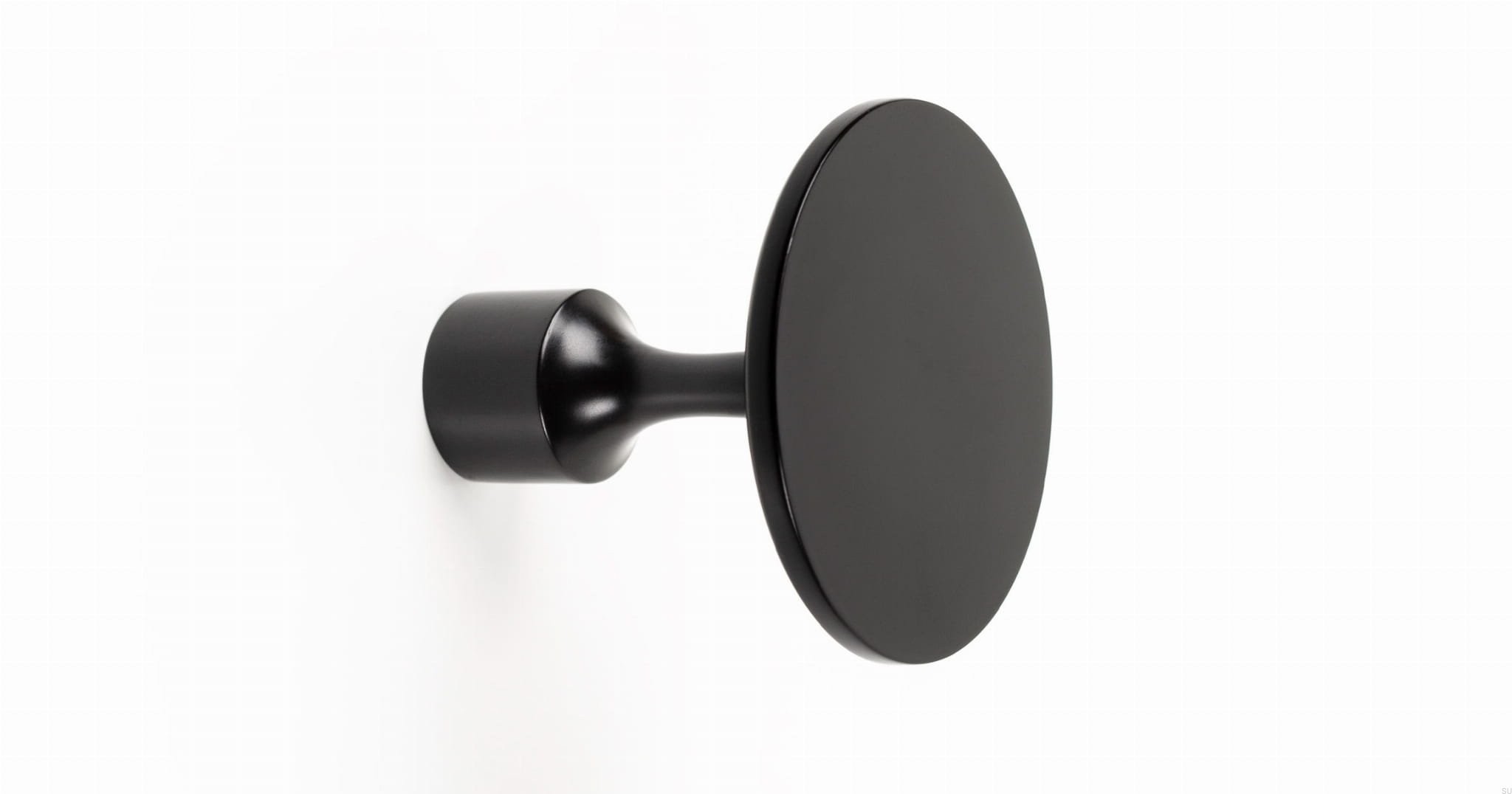 Agatatoare cuier Floid, finisaj negru mat, D:60 mm