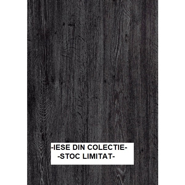 H3178 ST37 Pal melaminat Stejar Halifax Negru Satinat