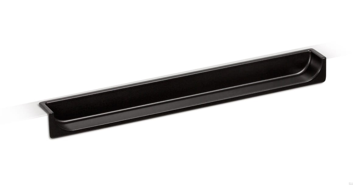 Maner pentru mobila Hide, finisaj negru mat, L:180 mm