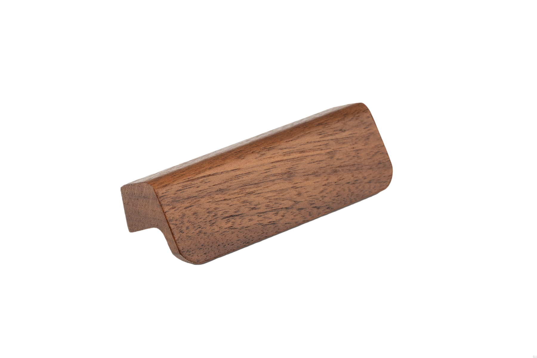 Maner pentru mobila Flapp Wood, finisaj nuc, L:70 mm