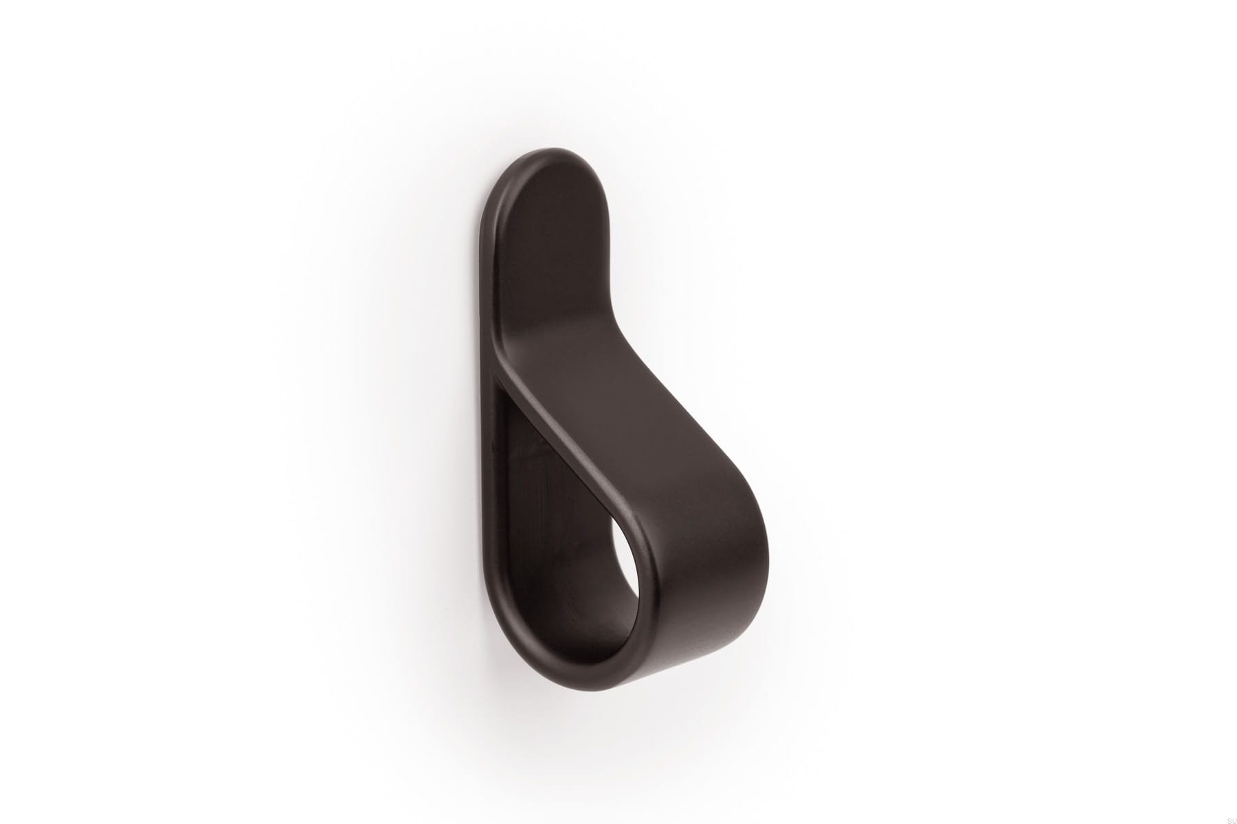 Buton pentru mobila Belt, finisaj maro mocca, 63.5x22 mm