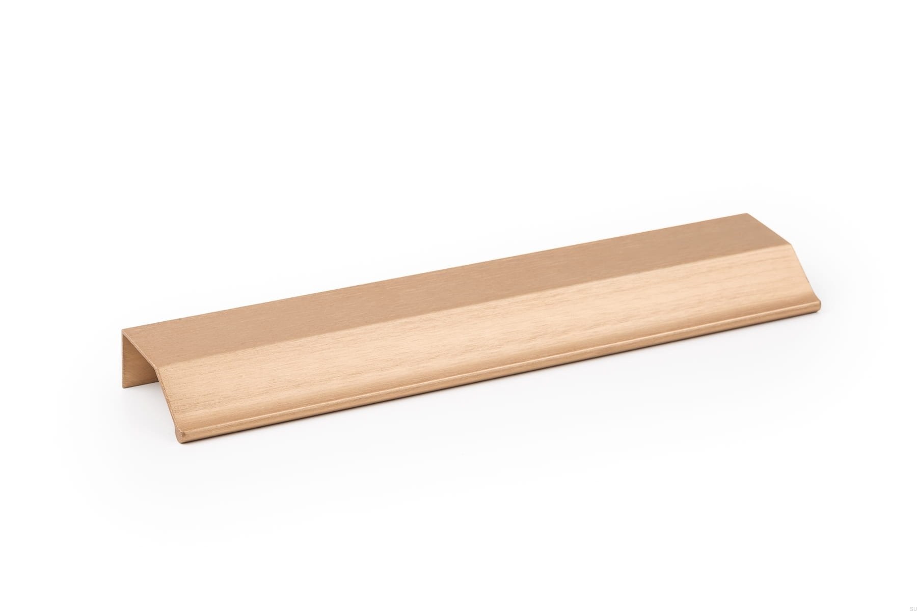 Maner pentru mobila Wing, finisaj alama cava periata, L:350 mm