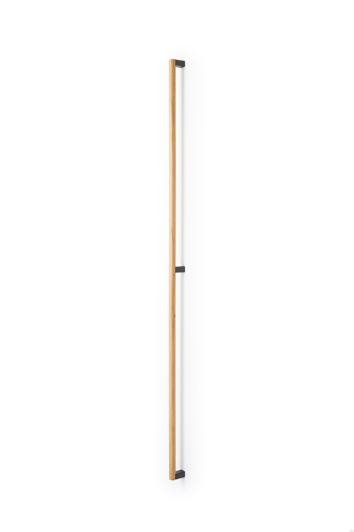 Maner pentru mobila Eto, finisaj gri lava/stejar, L:1006.6 mm