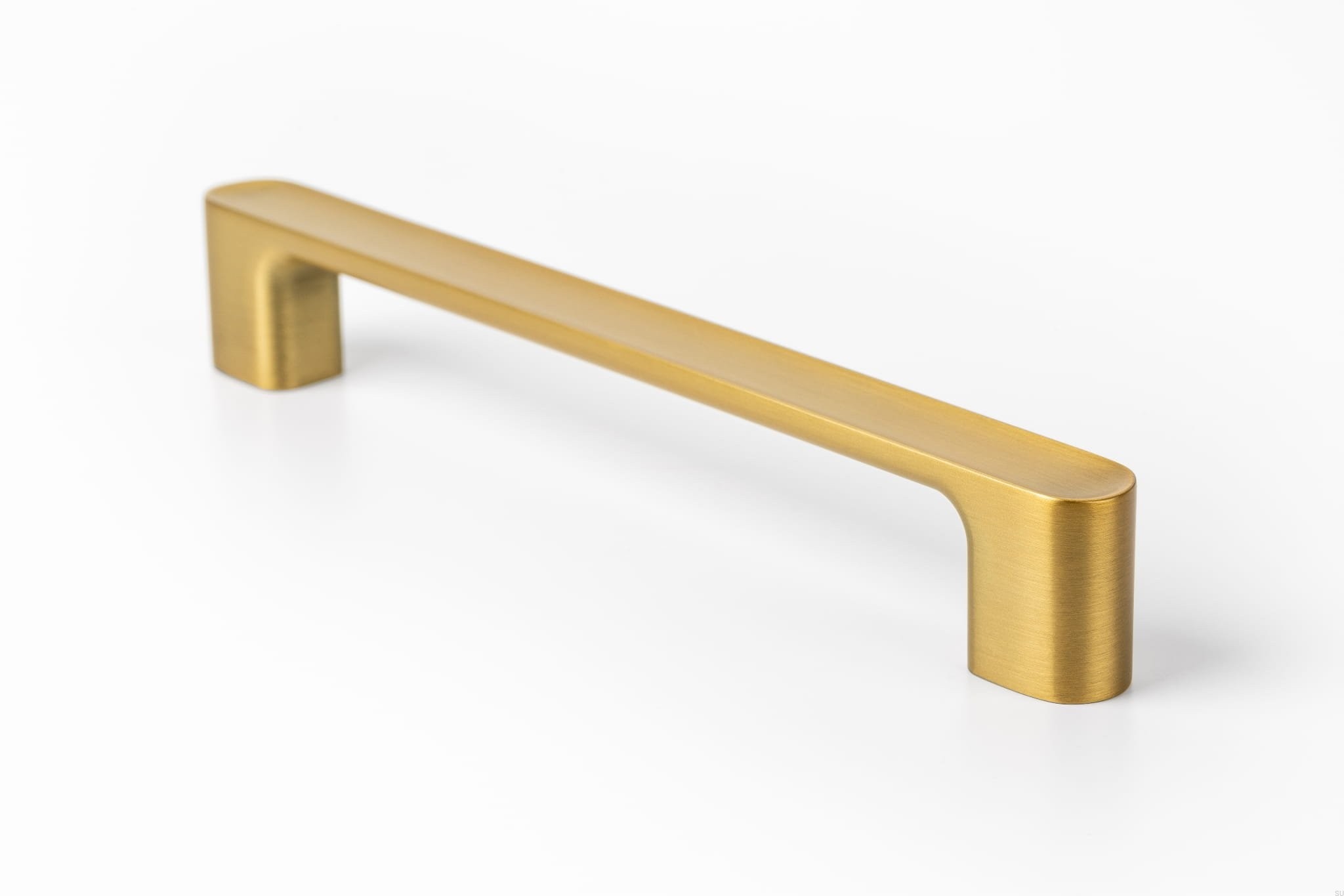 Maner pentru mobila Luv, finisaj alama cava periata, L: 202 mm