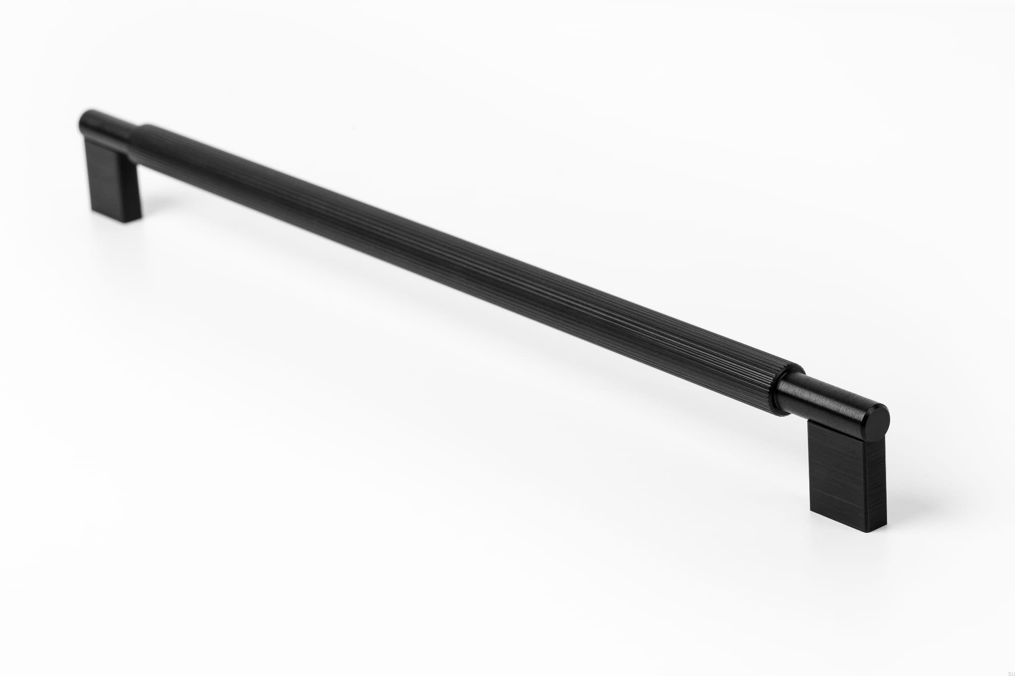Maner pentru mobila Arpa, finisaj negru periat, L 342 mm