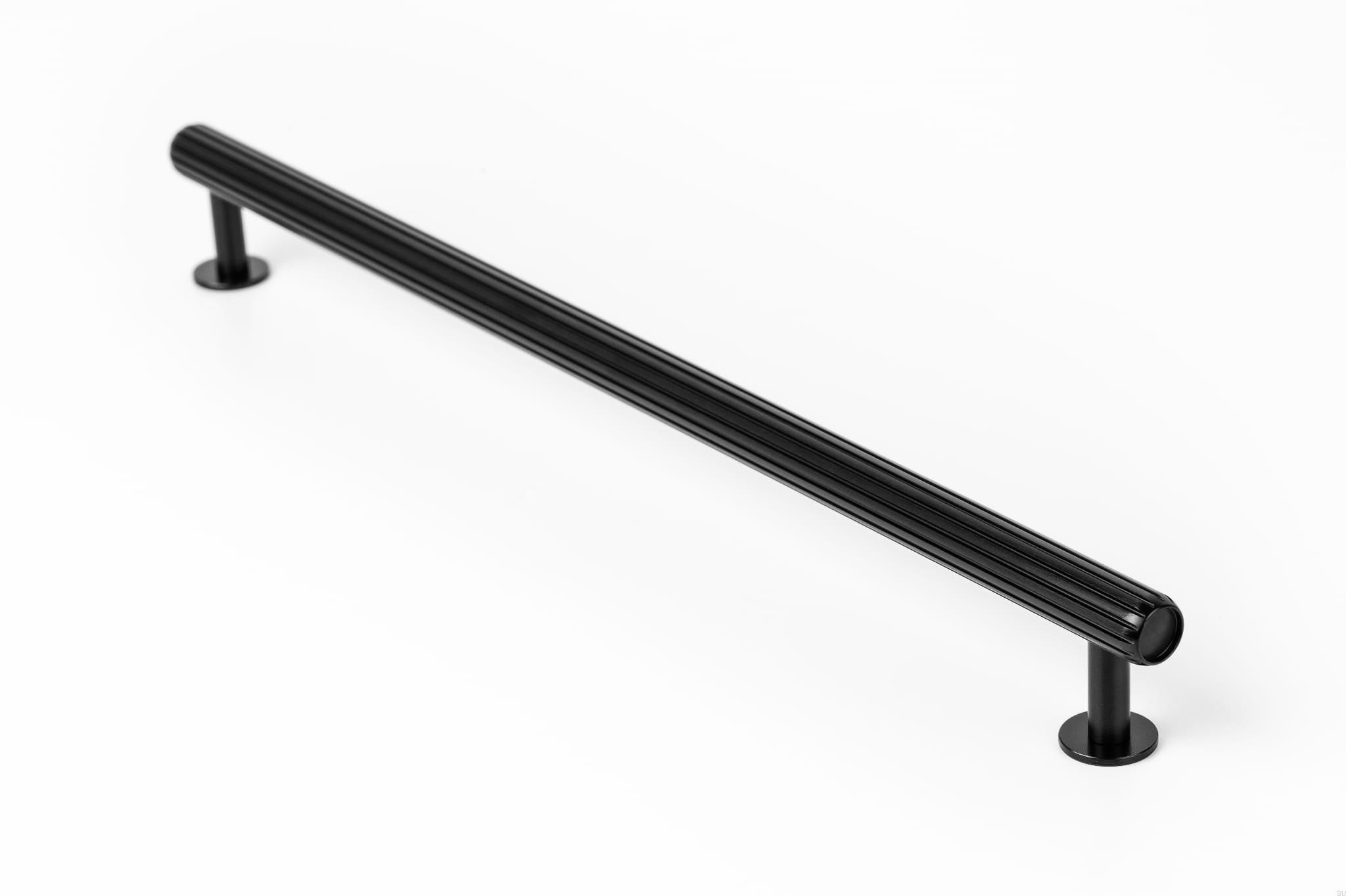 Maner pentru mobila Rille, finisaj negru periat, L 350 mm