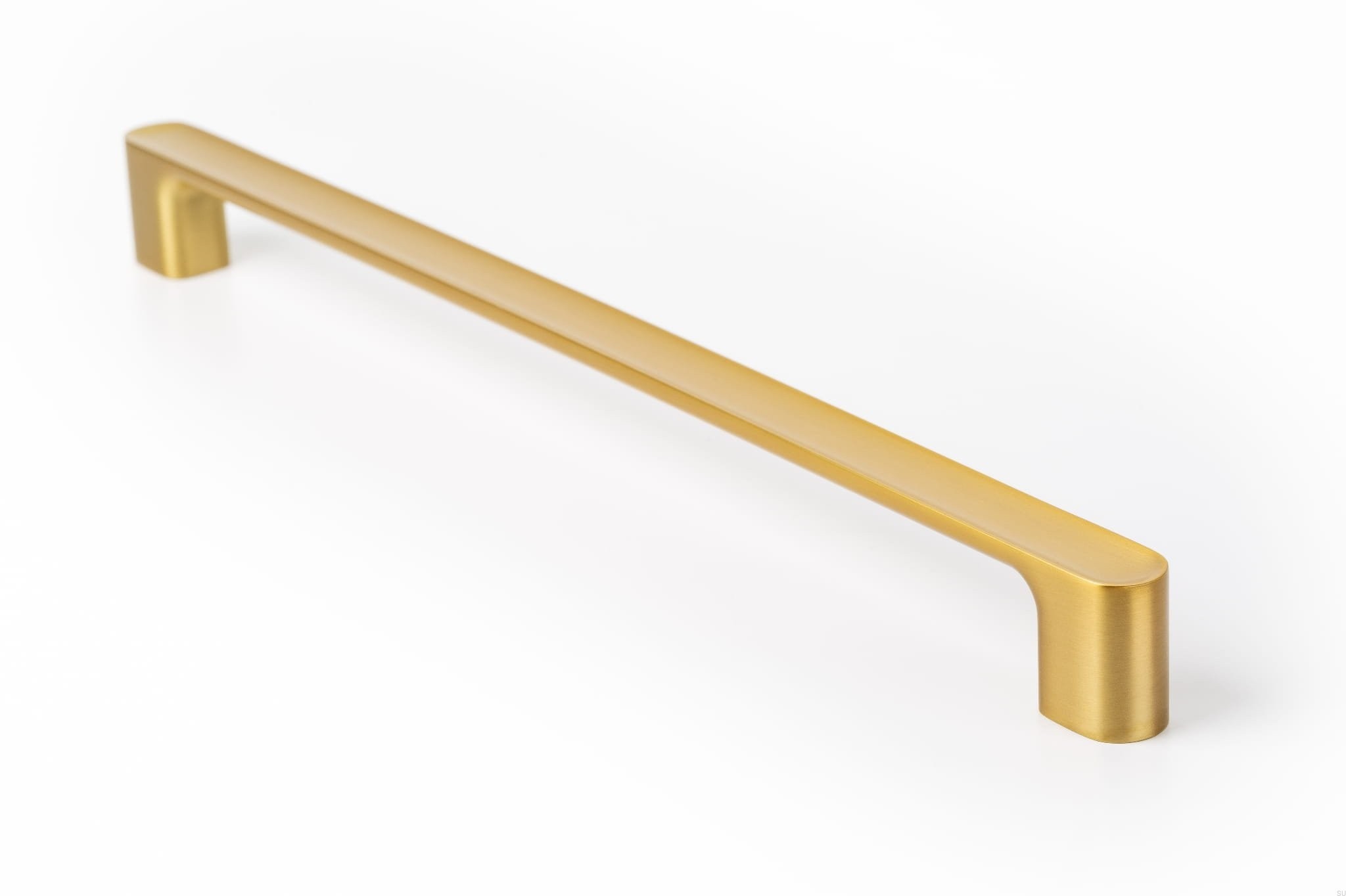 Maner pentru mobila Luv, finisaj alama cava periata, L: 330 mm