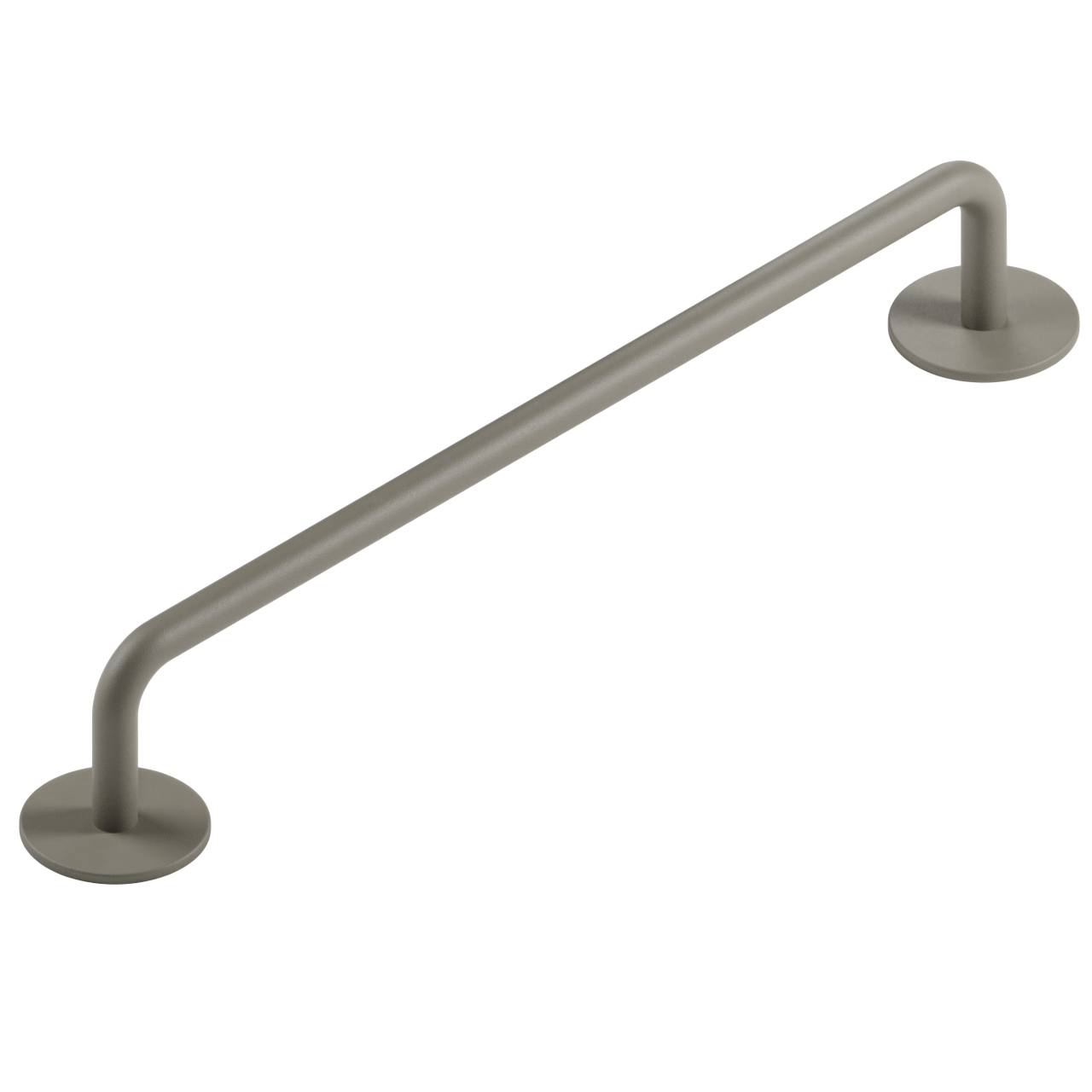 Maner pentru mobila Milano Viefe, finisaj gri muschi, L:185 mm