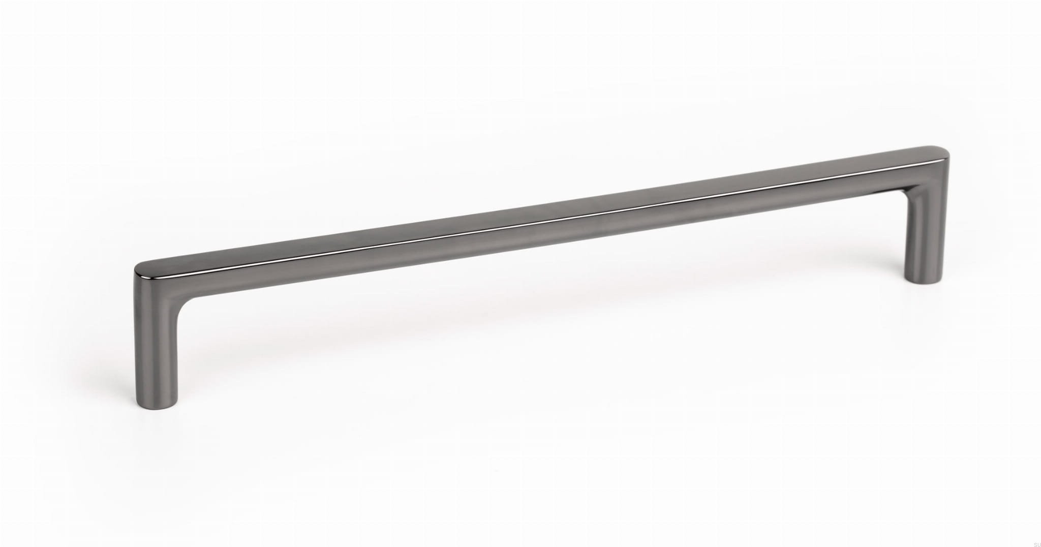 Maner pentru mobila Pura, finisaj nichel negru lustruit, L:168 mm